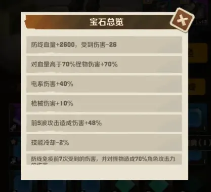 向僵尸开炮宝石