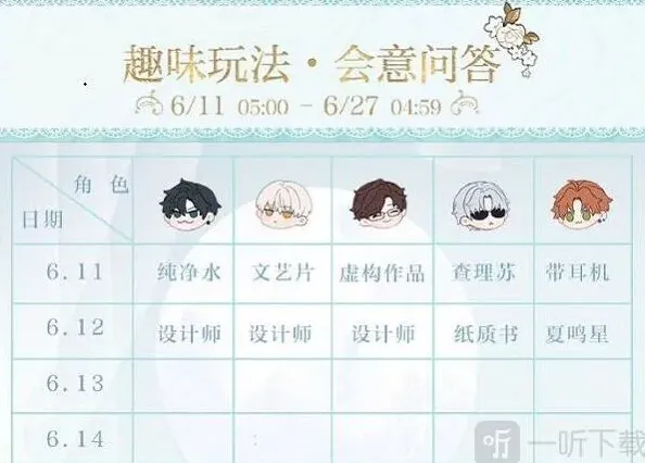 光与夜之恋会意