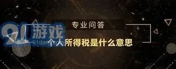 《个人所得税》定义教程
