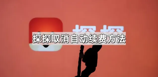 探探取消自动续费操作指南
