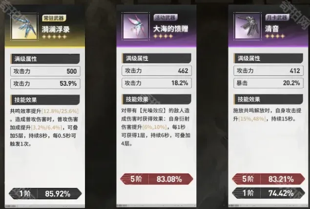 鸣潮选择