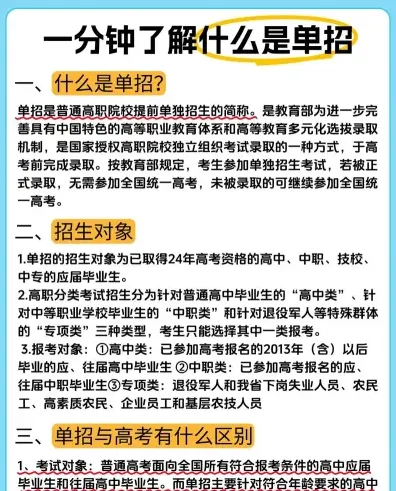 单独招生