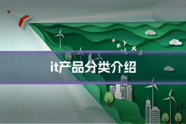 it产品分类介绍