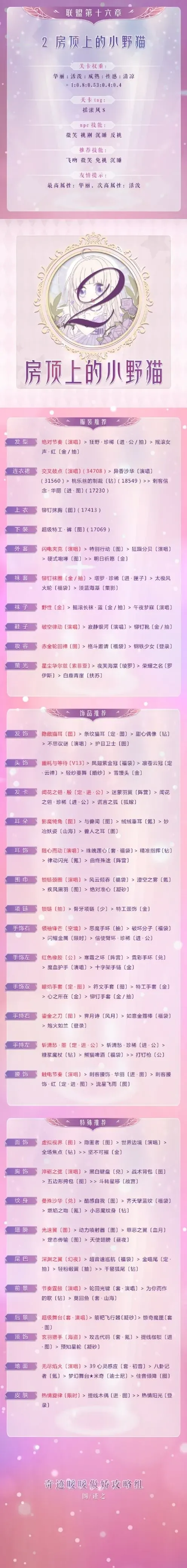 奇迹暖暖小野猫