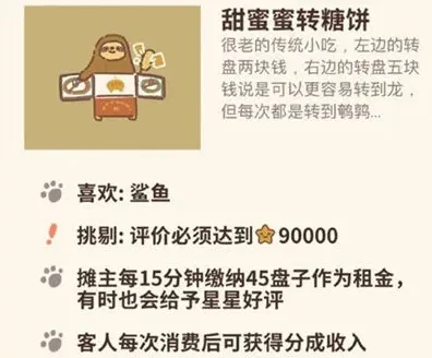 动物餐厅糖饼