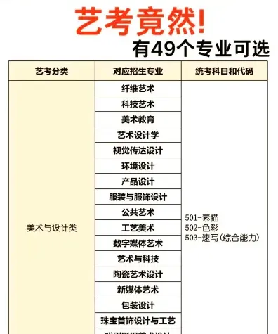 艺术专业