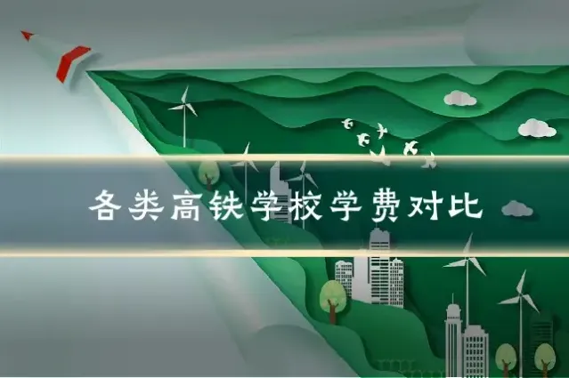 各类高铁学校学费对比