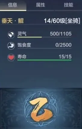 妄想山海垂天鲲技能属性全面解析