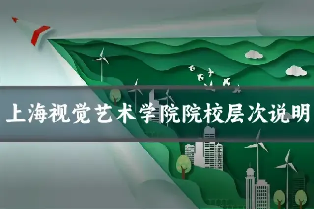 上海视觉艺术学院院校层次说明