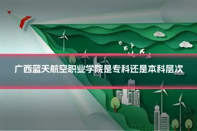 广西蓝天航空职业学院是专科还是本科层次