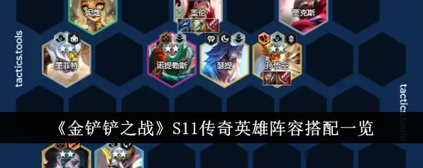 金铲铲之战S11传奇英雄盖伦最强攻略