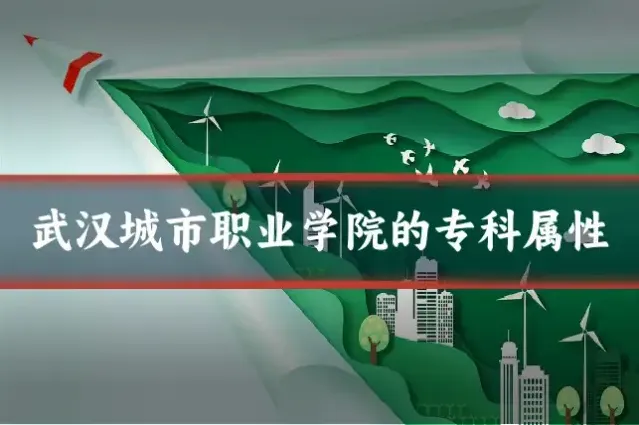 武汉城市职业学院的专科属性