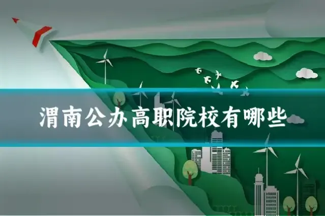 渭南公办高职院校有哪些