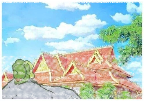 旅行青蛙明信片