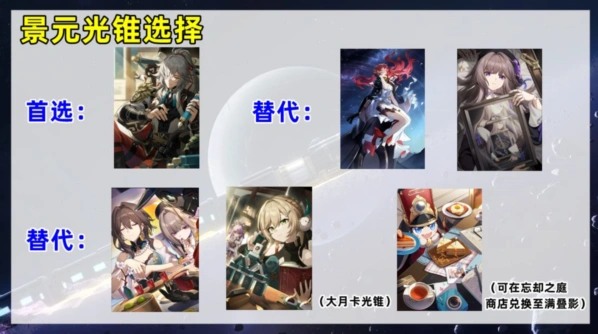 崩坏星穹铁道景元光锥最佳选择