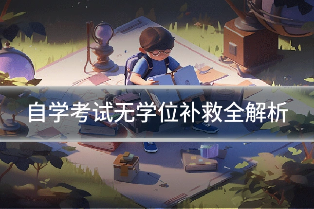 自学考试无学位补救全解析