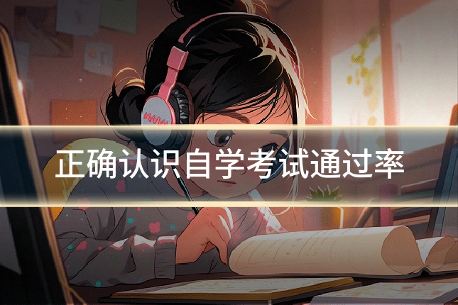 正确认识自学考试通过率