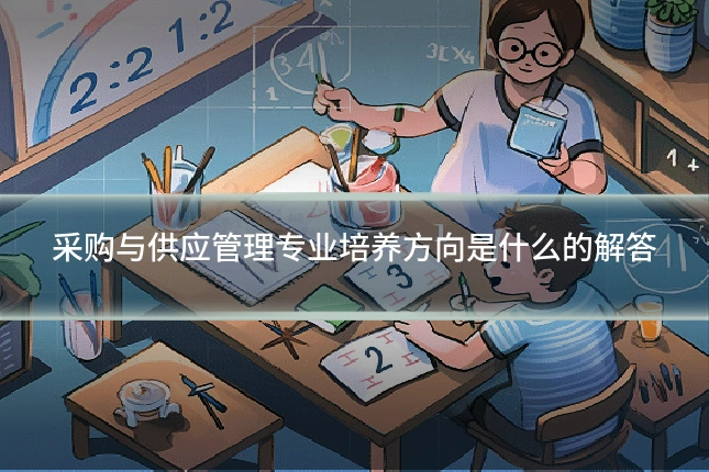 采购与供应管理专业培养方向是什么的解答