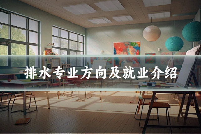 排水专业方向及就业介绍