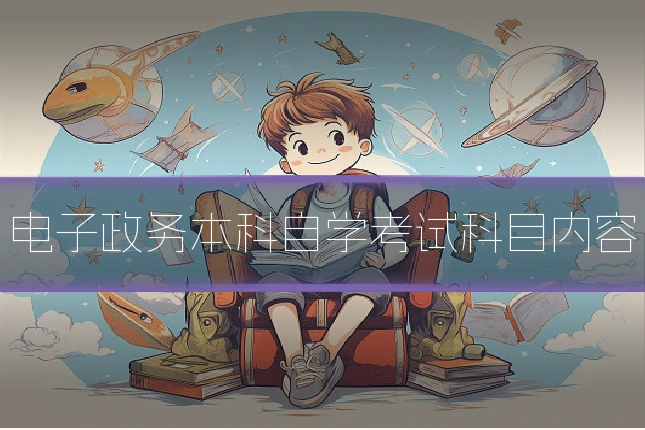 电子政务本科自学考试科目内容