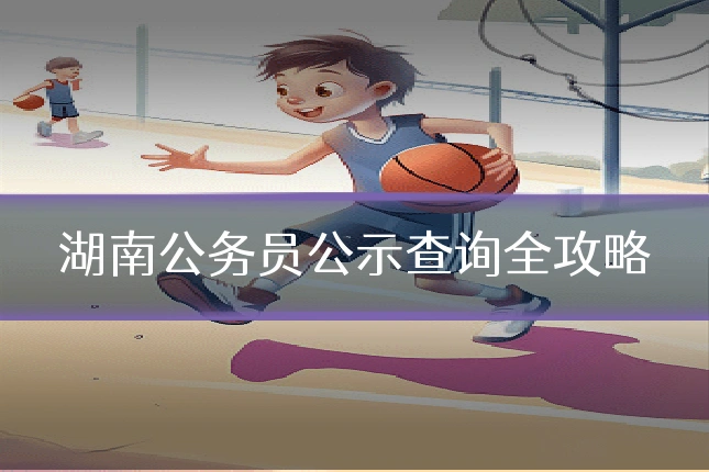 湖南公务员公示查询全攻略