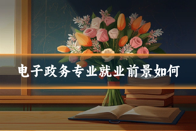 电子政务专业就业前景如何