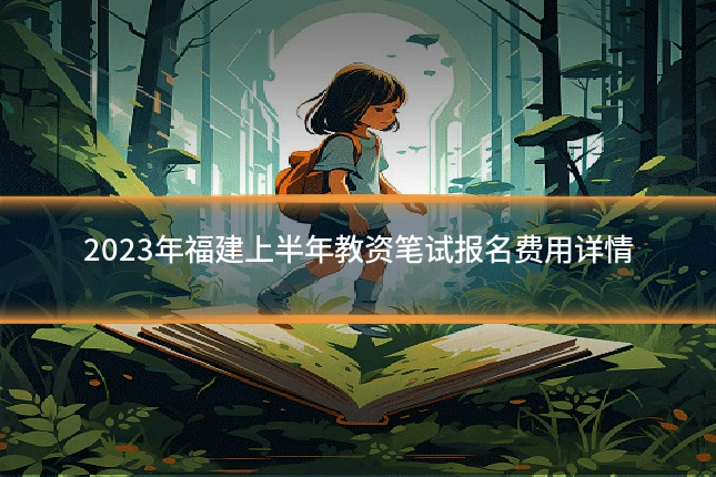 2023年福建上半年教资笔试报名费用详情