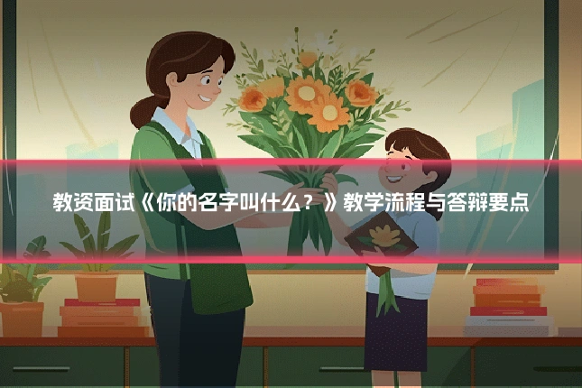 教资面试《你的名字叫什么？》教学流程与答辩要点