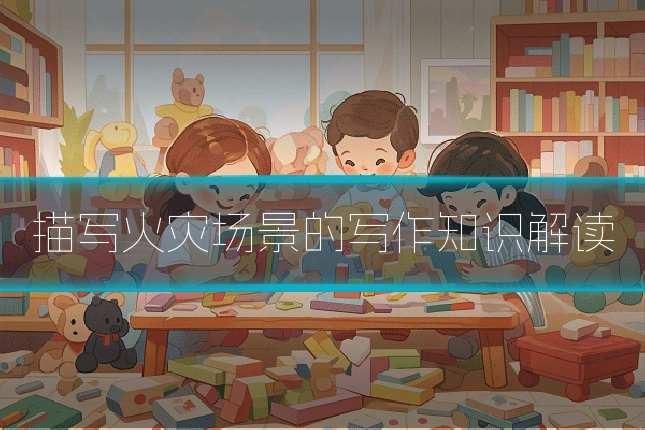 描写火灾场景的写作知识解读