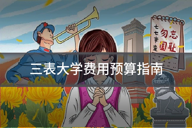 三表大学费用预算指南