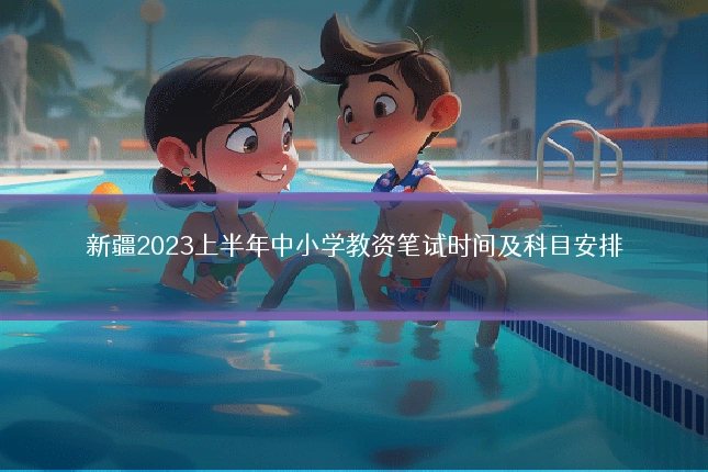 新疆2023上半年中小学教资笔试时间及科目安排