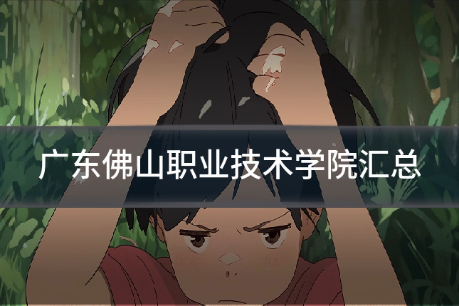 广东佛山职业技术学院汇总