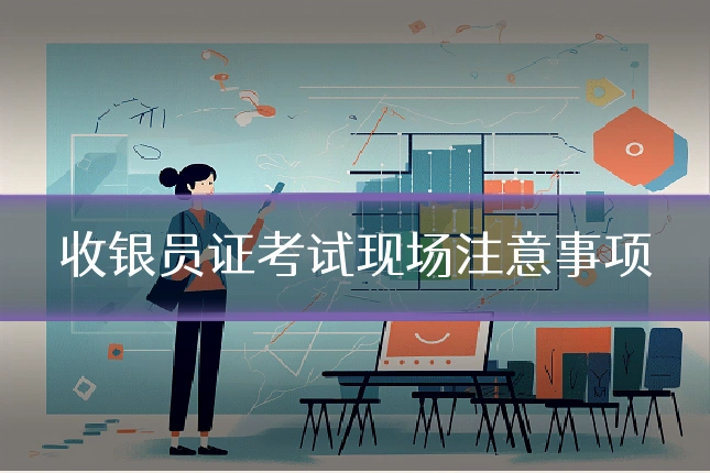 收银员证考试现场注意事项