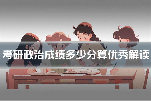 考研政治成绩多少分算优秀解读