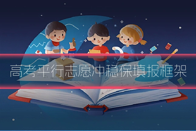 高考平行志愿冲稳保填报框架