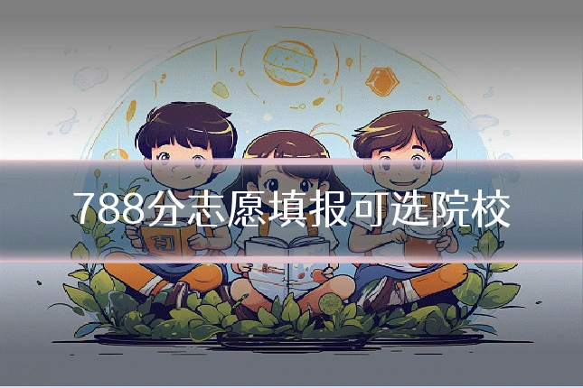788分志愿填报可选院校