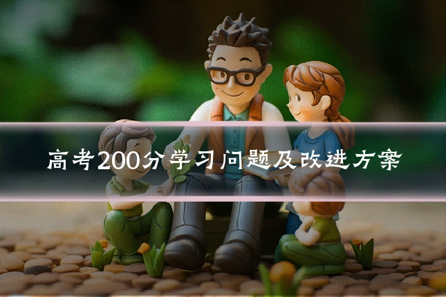 高考200分学习问题及改进方案