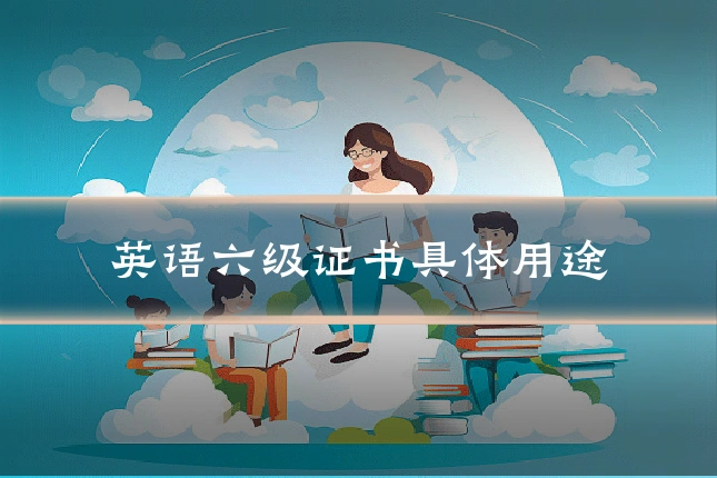 英语六级证书具体用途
