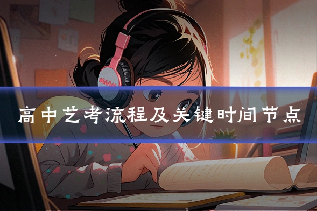 高中艺考流程及关键时间节点