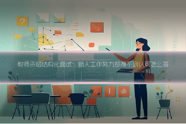 教师资格结构化面试：新人工作努力却得不到认可怎么答