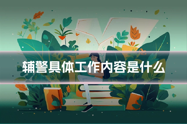 辅警具体工作内容是什么