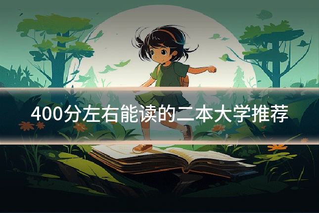 400分左右能读的二本大学推荐