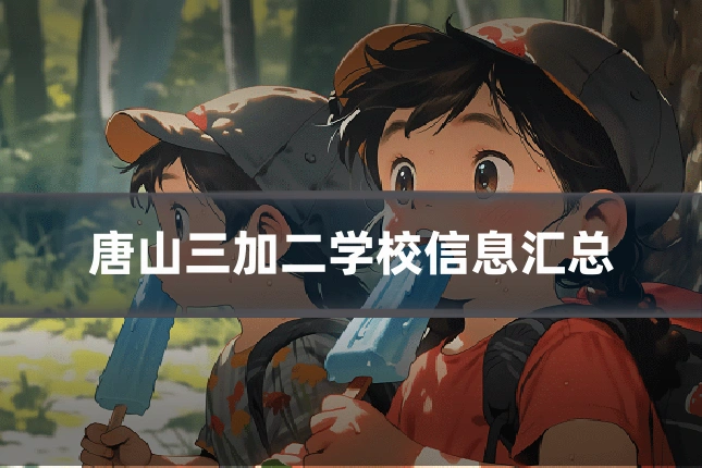 唐山三加二学校信息汇总