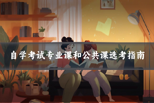 自学考试专业课和公共课选考指南