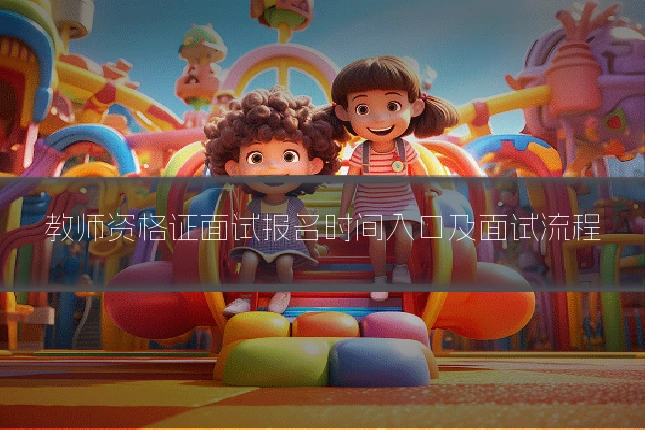 教师资格证面试报名时间入口及面试流程