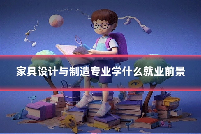 家具设计与制造专业学什么就业前景