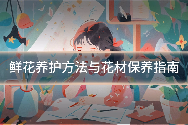 鲜花养护方法与花材保养指南