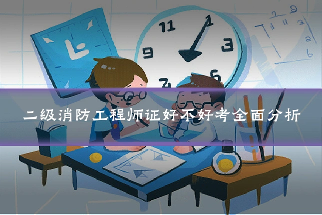 二级消防工程师证好不好考全面分析