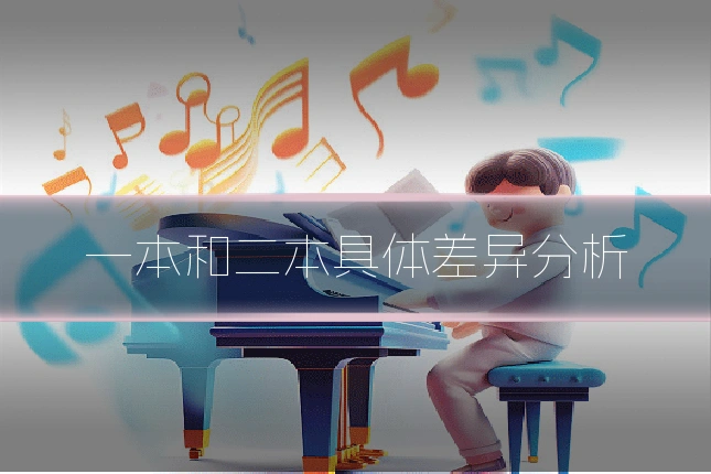 一本和二本具体差异分析