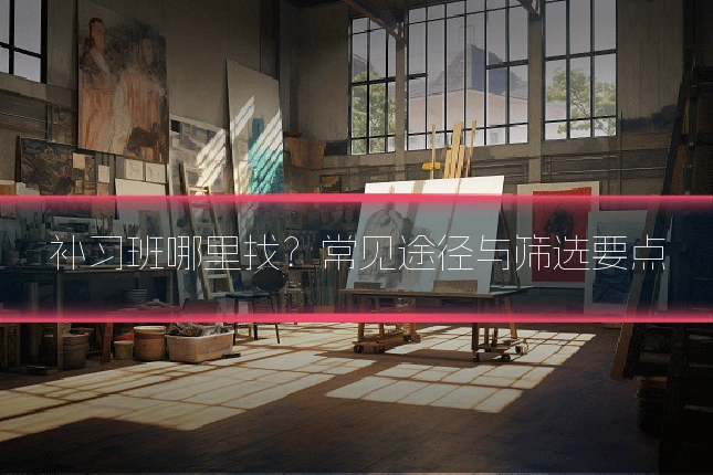 补习班哪里找？常见途径与筛选要点